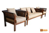 Riyad Rosewood Sofa Set - (3+1+1)Seater