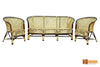 Maasai Cane Sofa Set.One 3 Seater+2 Single Seater
