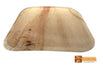 Geolife Areca Leaf Natural Bio-degradable Square Shallow Plate 10" inch ( pack of 20 plates)