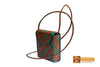 Egeria Woven Natural Screwpine Leaf Girls Bag with Long Strap-Design 2-Organic and Eco freindly