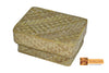 Sappho Woven Natural Screwpine Leaf Utility Box-Organic and Eco friendly