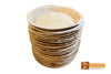Ecolife Areca Leaf Natural Bio-degradable Round Plate 10 inch ( pack of 20 plates)