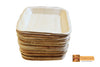 Naturalife Areca Leaf Natural Bio-degradable Square Plate 8.5 inch ( pack of 20 plates)