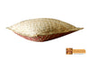 Miriam Woven Natural Screwpine Leaf Double Colour Throw Pillow-Organic and Eco Friendly
