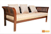 Riyad Solid Rosewood 3 Seater Sofa