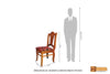 Nila Solid Teak Wood Dining Chair