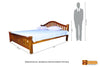 Savannah Solid Teak Wood Bed