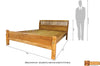 Montana Solid Teak Wood Bed