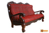 Jaipur Solid Rosewood Sofa Set - (3+1+1 ) 5 Seater