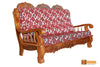 Jaipur Solid Teak Wood Sofa Set - (3+1+1) 5 Seater