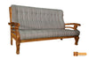 Leeds Solid Teak Wood Sofa Set - (3+1+1) 5 Seater
