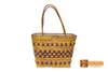 Ceres Woven Natural Screwpine Leaf Ladies Handbag-Design 1-Organic and Eco Friendly