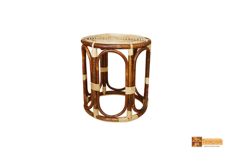 Digo Cane Round Teapoy-14