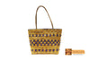Ceres Woven Natural Screwpine Leaf Ladies Handbag-Design 1-Organic and Eco Friendly