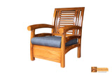 Sharja Solid Teak Wood Sofa Set - (3+1+1) 5 Seater