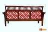 Manchester Solid Rosewood Sofa Set- (3+1+1) 5 Seater