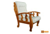 Doha Solid Teak Wood Sofa Set - (3+1+1) 5 Seater