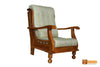 Cairo Solid Teak Wood Sofa Set - (3+1+1)Seater