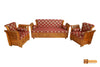Jodhpur Solid Teak Wood Sofa Set - (3+1+1) 5 Seater