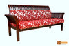Manchester Solid Rosewood Sofa Set- (3+1+1) 5 Seater