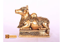 Brass Nandi Sculpture- BS013(11*14*7 in cm)