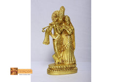 Brass RadhaKrishna Sculpture- BS014(22*12*6 in cm)