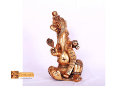 Brass Ganesha With Thoolika Sculpture- BS007 (26*14*11 in cm)