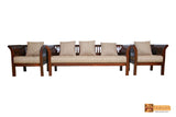 Riyad Rosewood Sofa Set - (3+1+1)Seater