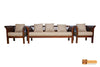 Riyad Rosewood Sofa Set - (3+1+1)Seater