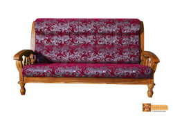 Sydney Solid Teak Wood 3 Seater Sofa