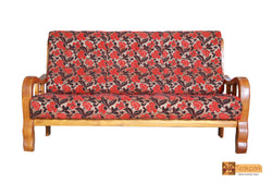 Shanghai Solid Teak Wood 3 Seater Sofa