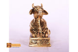 Brass Nandi Sculpture- BS013(11*14*7 in cm)