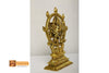 Spinning Sudarsana Chakra Brass Sculpture- BS016 (25*18*7 in cm)