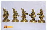Brass Musical Ganesha Sculpture- BS012(10*5*5 in cm)