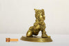 Brass Krishna With Butter Sculpture- BS010 (10*13*8 in cm)