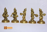 Brass Musical Ganesha Sculpture- BS012(10*5*5 in cm)