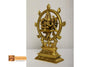 Spinning Sudarsana Chakra Brass Sculpture- BS016 (25*18*7 in cm)