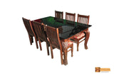 Indus Rosewood Dining Set - 6/8 Seater