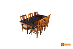 Tigris Teak Wood Dining Set - 6/8 Seater