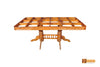 Tigris Teak Wood Dining Set - 6/8 Seater