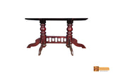 Padma Oval Rosewood Dining Table - 6 Seater