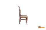 Padma Oval Rosewood Dining Set - 6 Seater