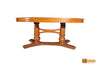 Nila Oval Teak Wood Dining Table - 6 Seater