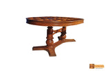 Nila Oval Teak Wood Dining Set - 6 Seater