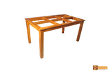 Periyar Teak Wood Dining Table - 4/6 Seater