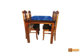 Periyar Teak Wood Dining Set - 4/6 Seater