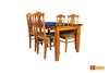 Periyar Teak Wood Dining Set - 4/6 Seater