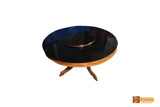 Yamuna Round Teak Wood Dining Table - 6 Seater