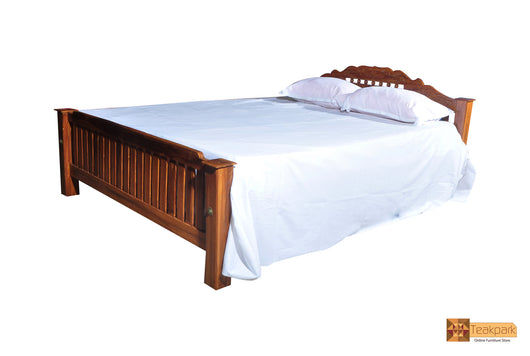 Nainital Teak Wood Bed