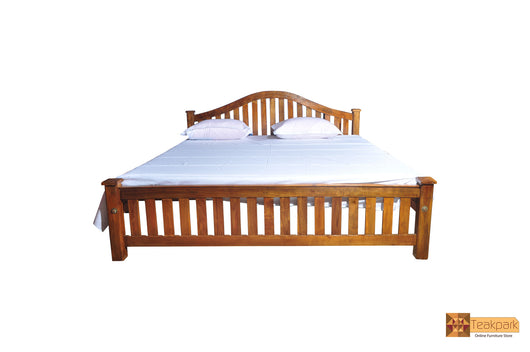 Savannah Teak Wood Bed